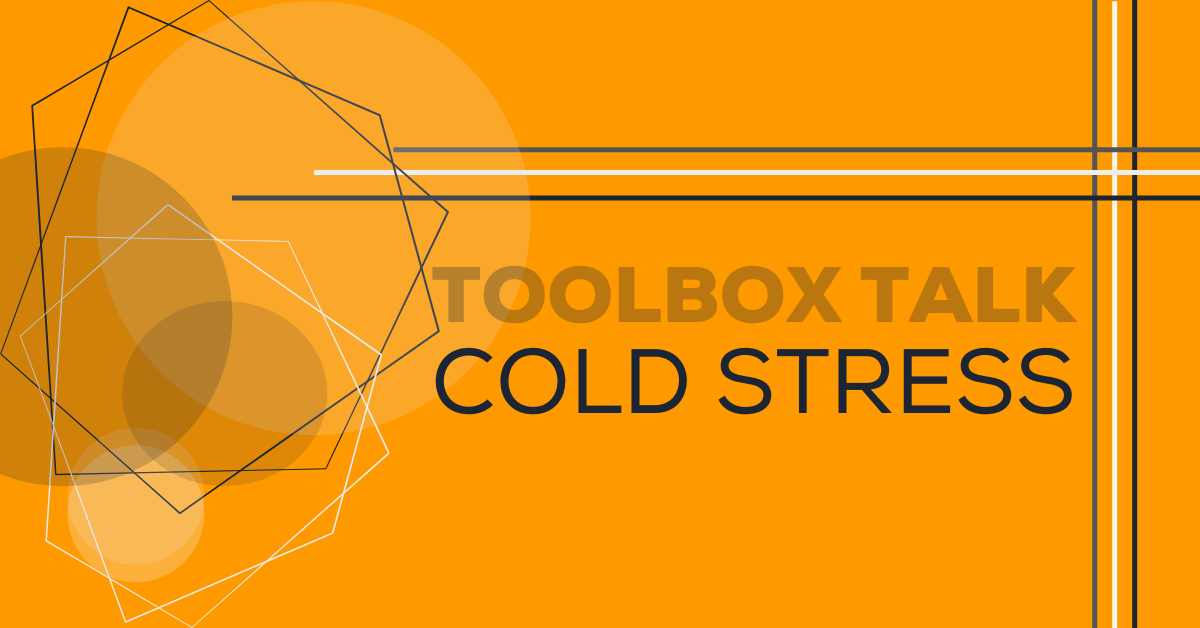 Toolbox Talk Cold Stress
